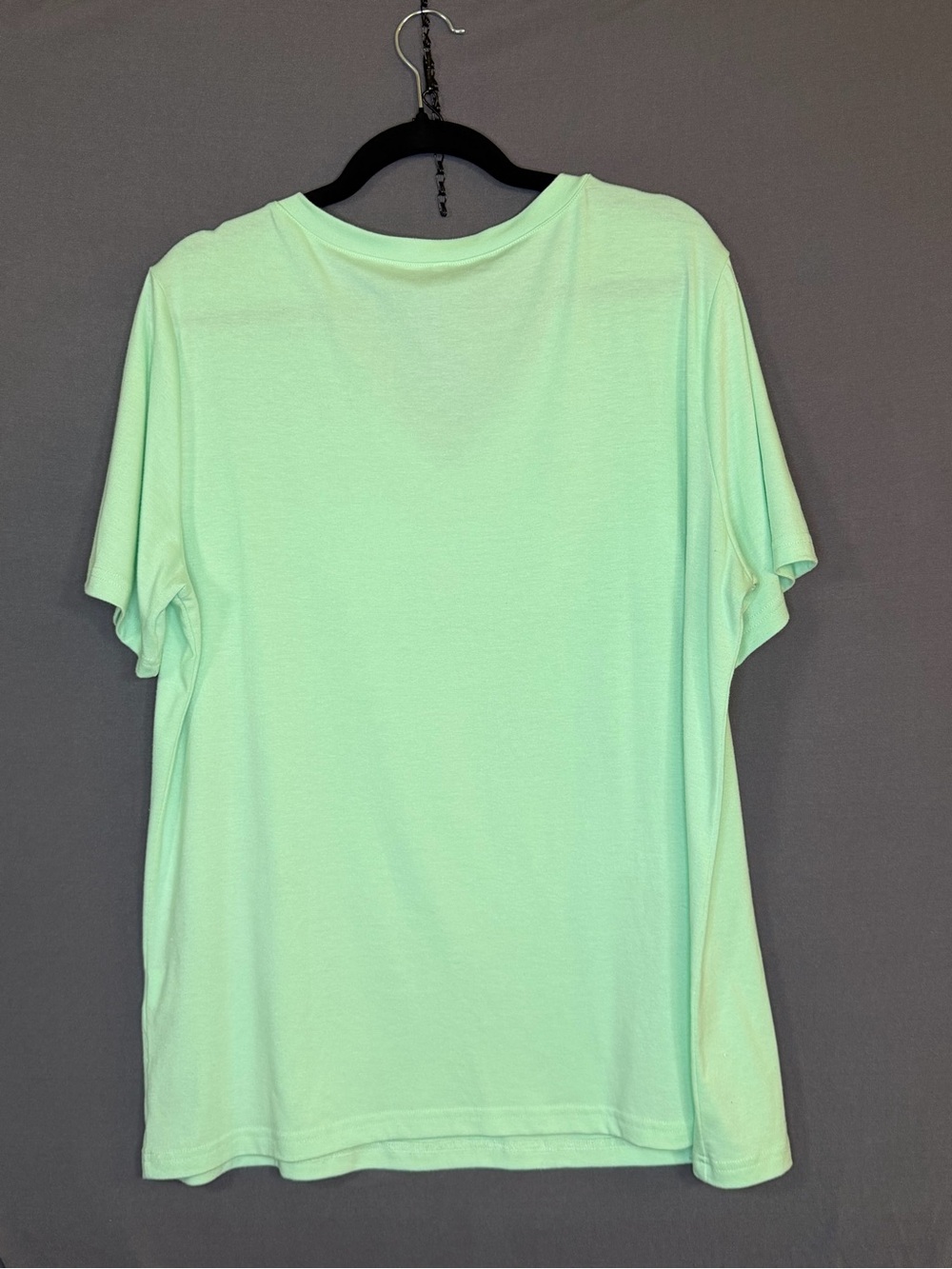 Mint Green V-Neck Tee - Picture 2 of 3